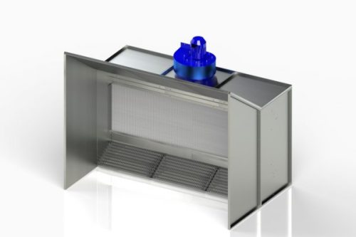 Krāsošanas kameras ar sausajiem filtriem